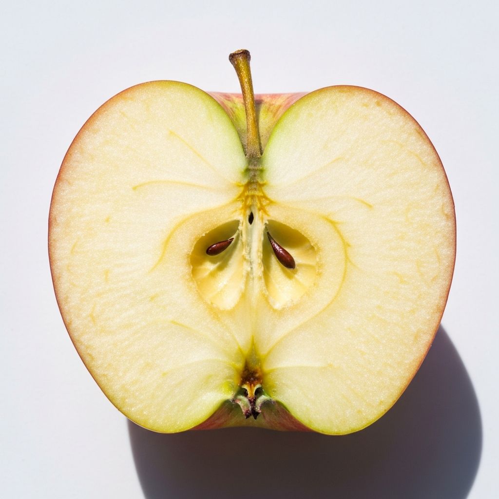 Frischer Apfel mit Ballaststoffen